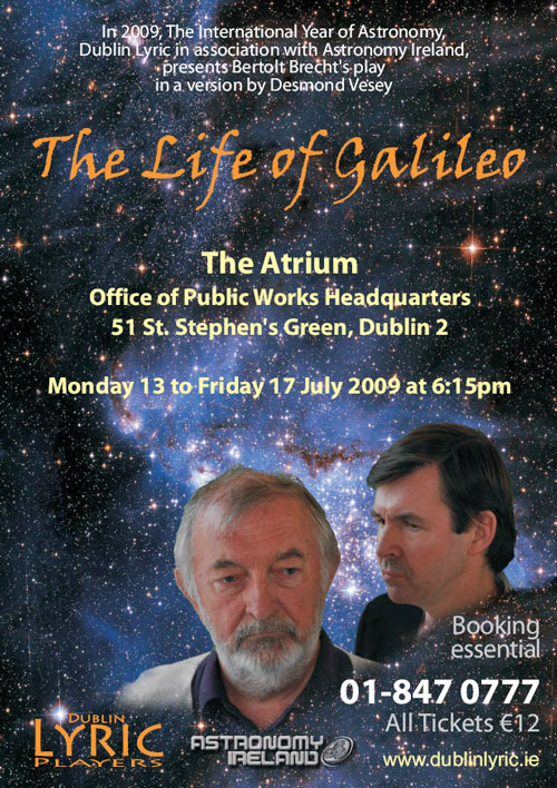 Life of Galileo poster